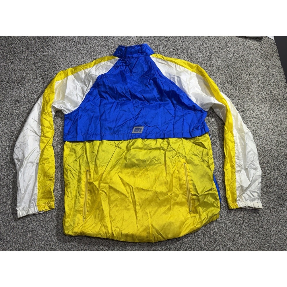 VINTAGE Nike Jacket Mens Large Windbreaker‎ Track Jacket 90s Colorblock Retro - Picture 8 of 10